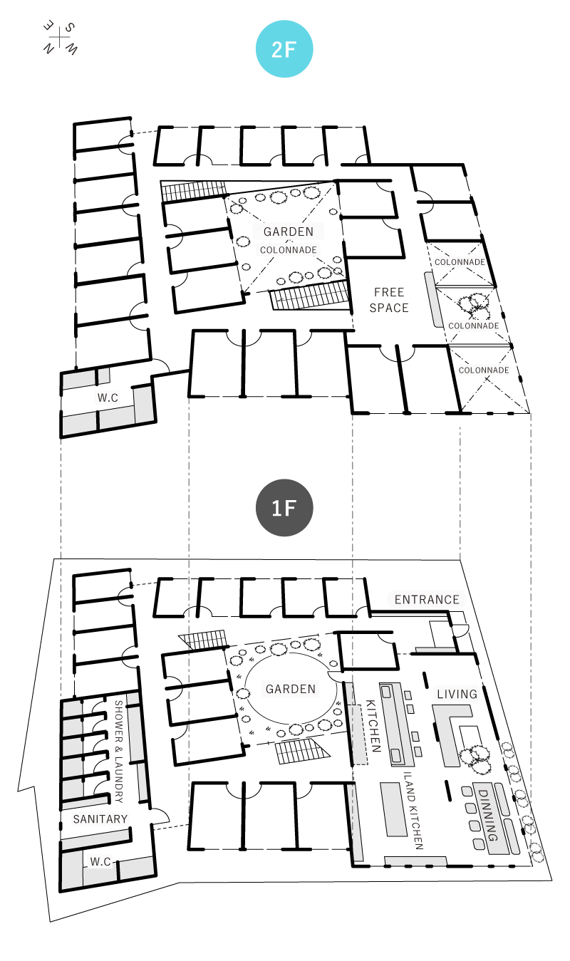 ENN HYOGO FLOOR MAP｜TESEN SHARE HOUSE