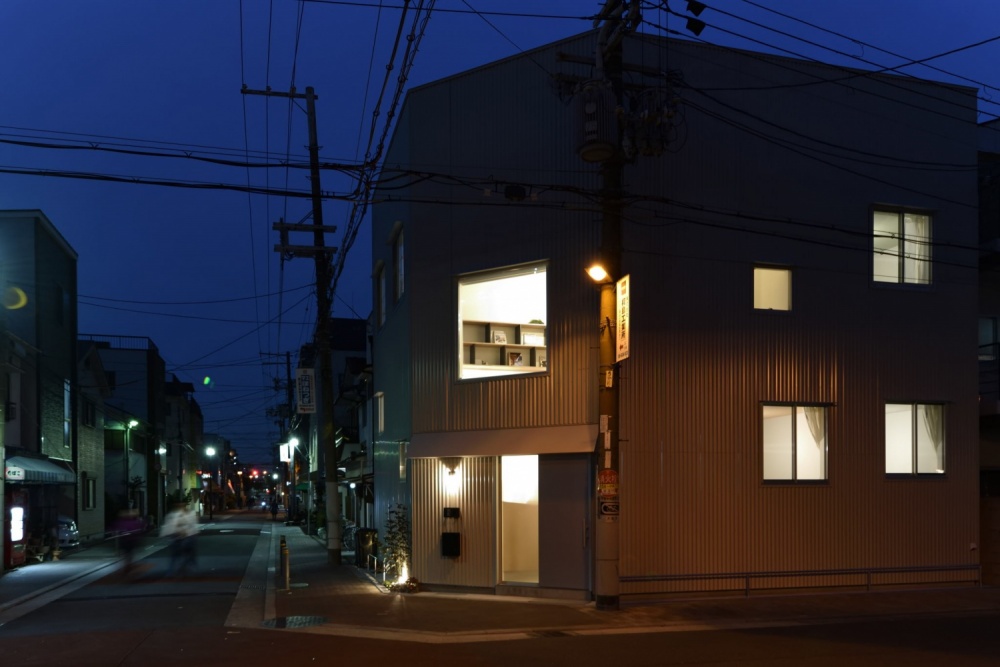 新築シェアハウスZEZE大阪の夜景