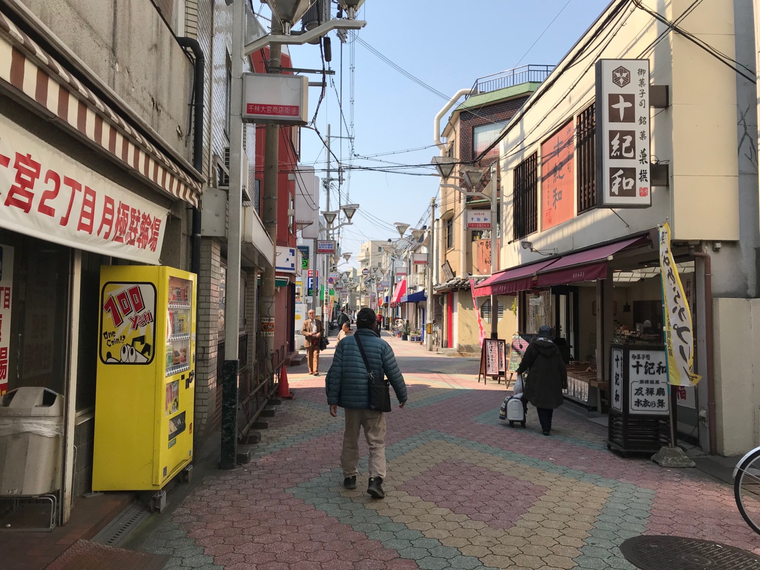 シェアハウス千林大宮プロジェクト町の様子