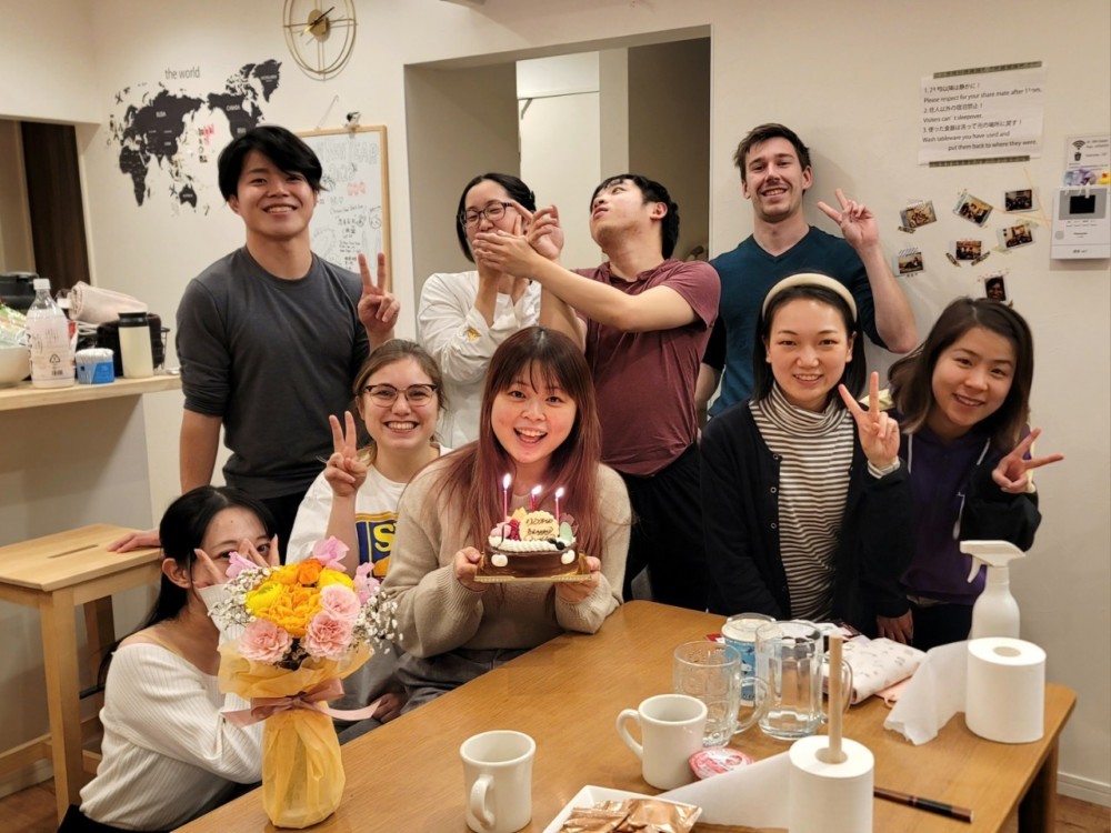 大阪のシェアハウスの様子