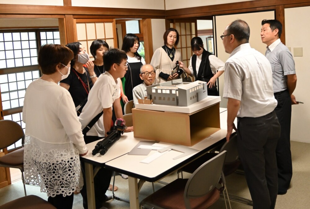 尼崎の新築シェアハウスENNの安全祈願祭の様子