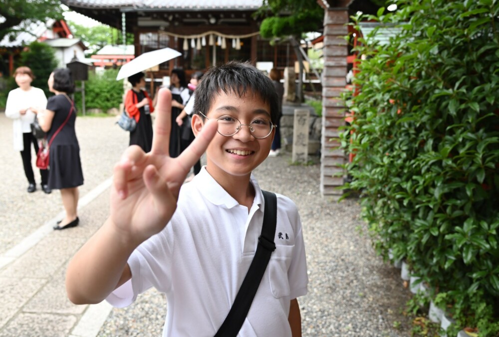 尼崎の新築シェアハウスENNの安全祈願祭の様子