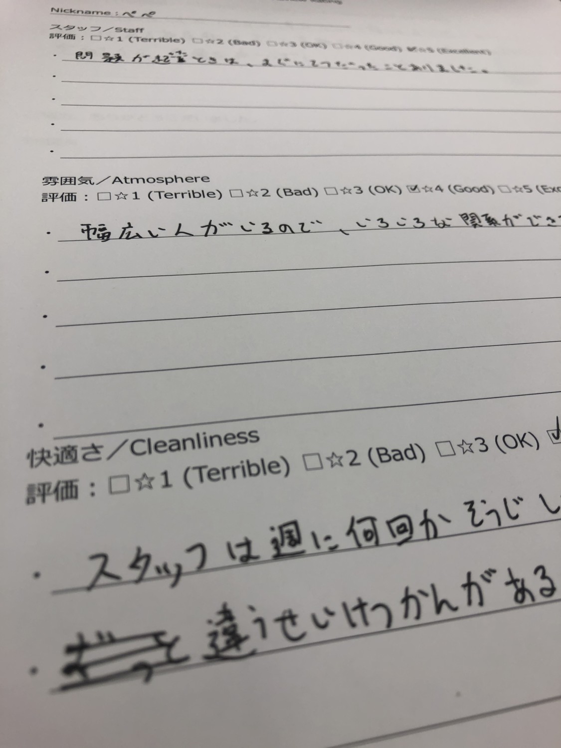 シェアハウスSEN OSAKAの卒業生のレビューです。幅広い人がいるので、いろいろな関係ができる場所